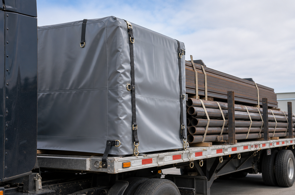 Benefits of Using Fitted Smoke Tarps for Freight Protection