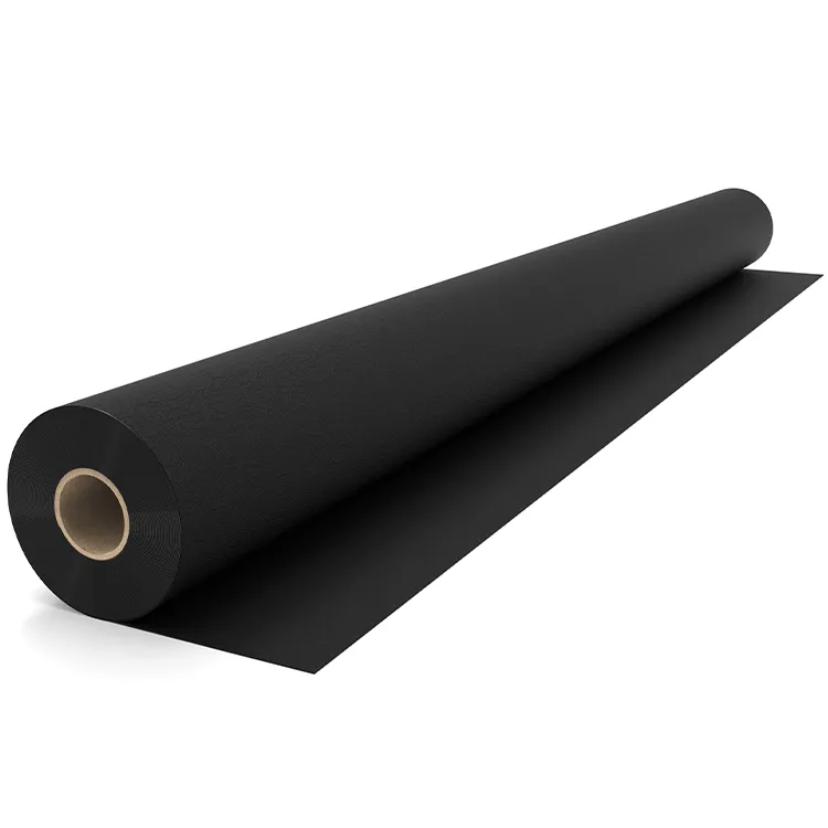 Faux Leather PVC Tarp roll #113 Black