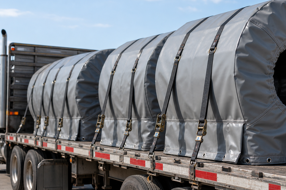 How Flatbed Coil Bags Secure Steel Coils on Trucks