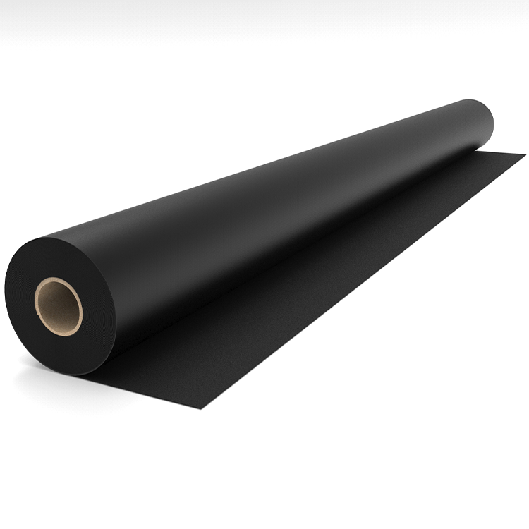 black swimming pool liner