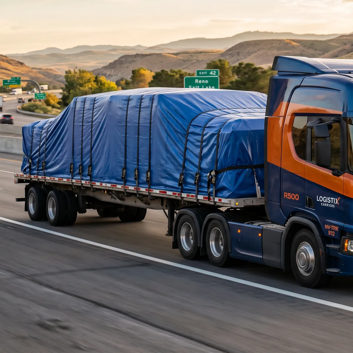 Highway Freight Truck-