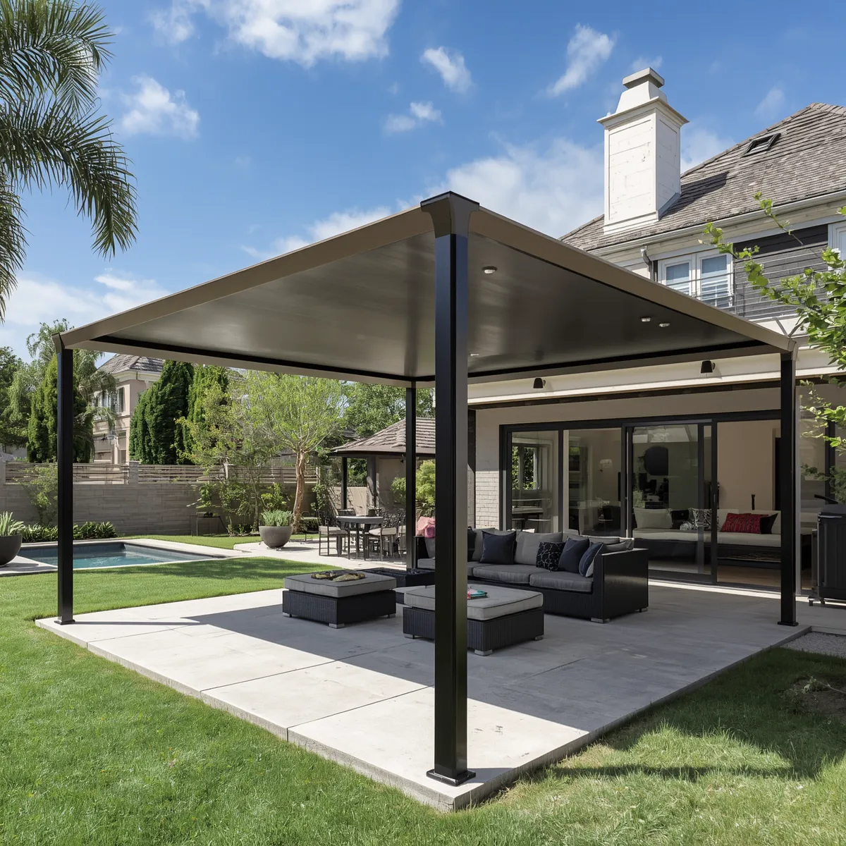 PVC Garden Canopy Cover-