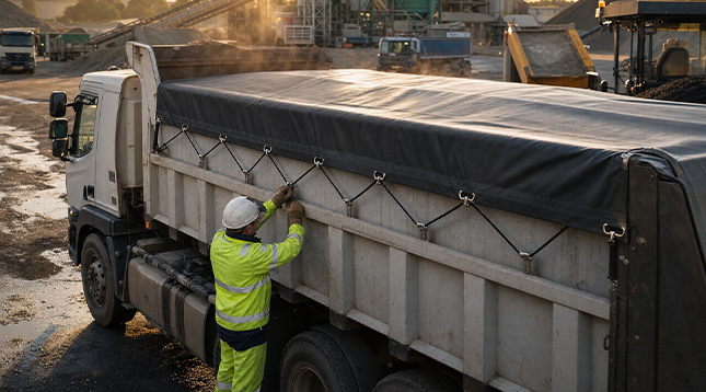 Replacement Work Dump Truck Tarps