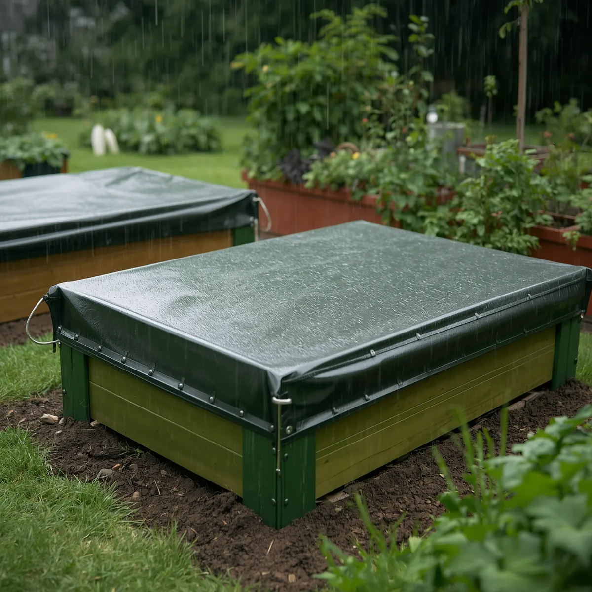 Waterproof PVC Cover for Raised Garden Beds-